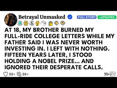Brother Burned My 4 Full Scholarship Letters In The Grill—My Parents Backed Him… 15 Years Later…