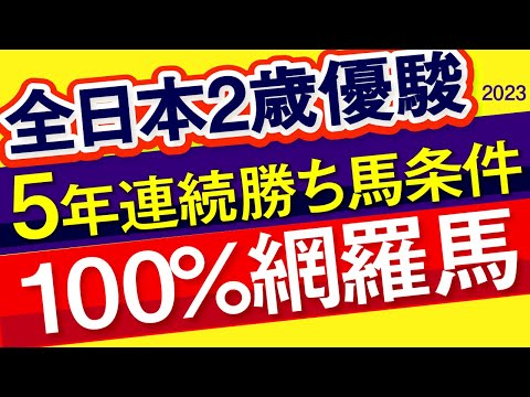 【全日本2歳優駿2023予想・データ分析・全頭診断】5年連続勝ち馬条件100％網羅馬！イーグルノワール、ゼルトザーム、サトノフェニックスなど参戦。