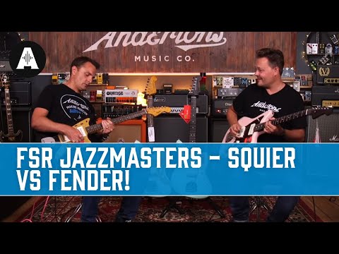 Fender FSR Rosewood vs Squier Classic Vibe '60s - Jazzmaster Shootout!