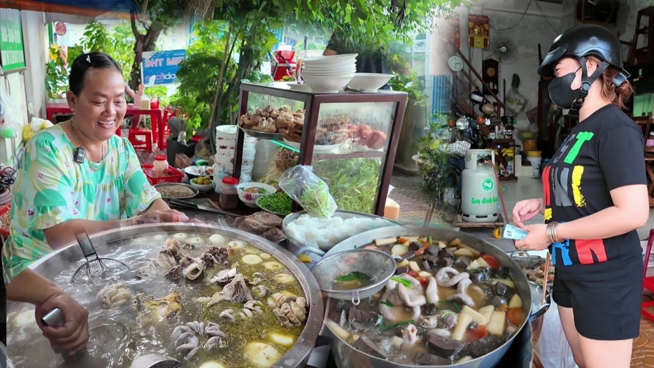 Hai nồi xương nước lèo siêu hấp dẫn ở miền tây I Long Xuyên TV 