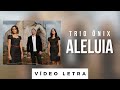 Aleluia  trio nix vdeo letra