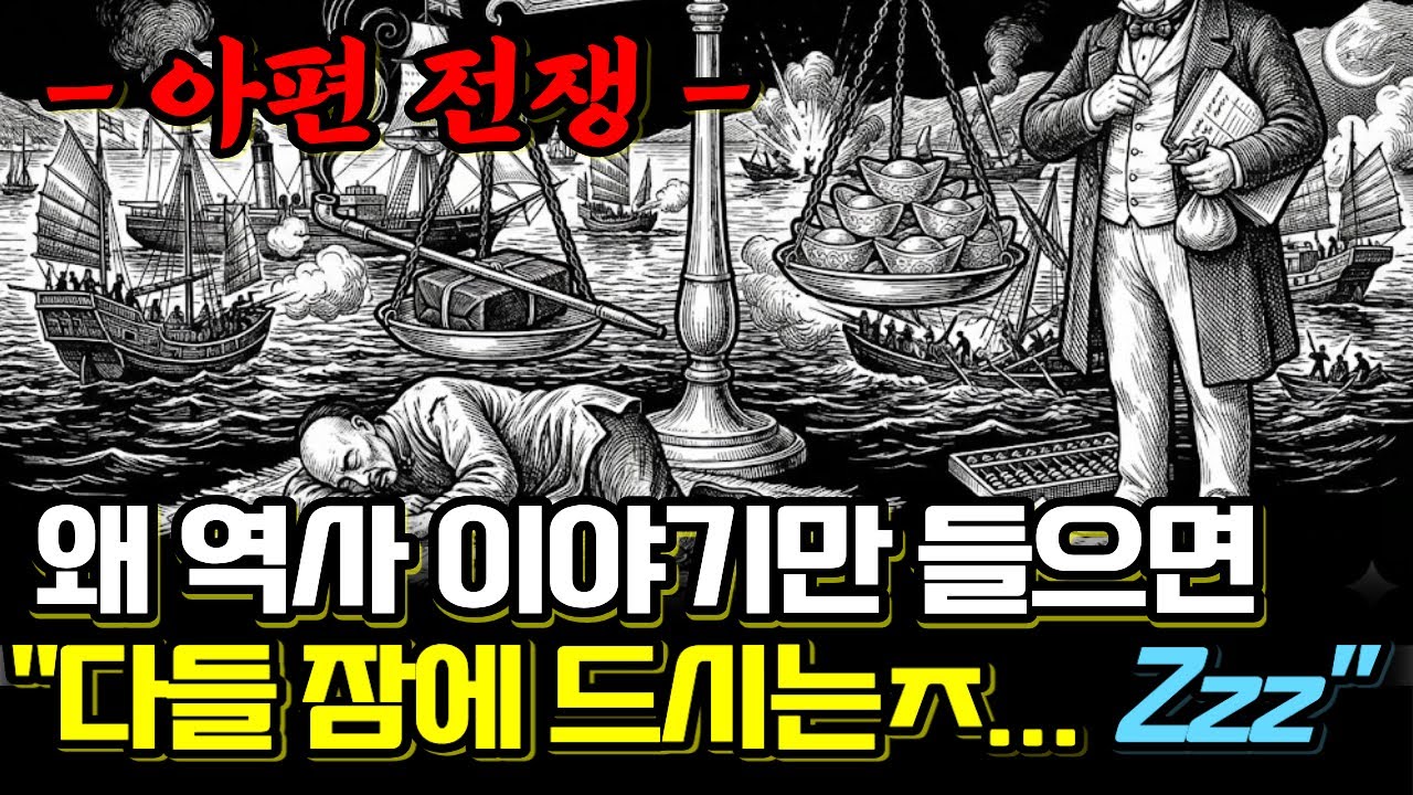 🌙 아편전쟁, 청나라 몰락의 시작 | 눈감고 듣는 인물과 역사