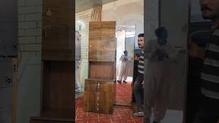 Space-Saving Folding Dressing Table #shortvideo #home #interiormaster #roundwallmirror #furniture