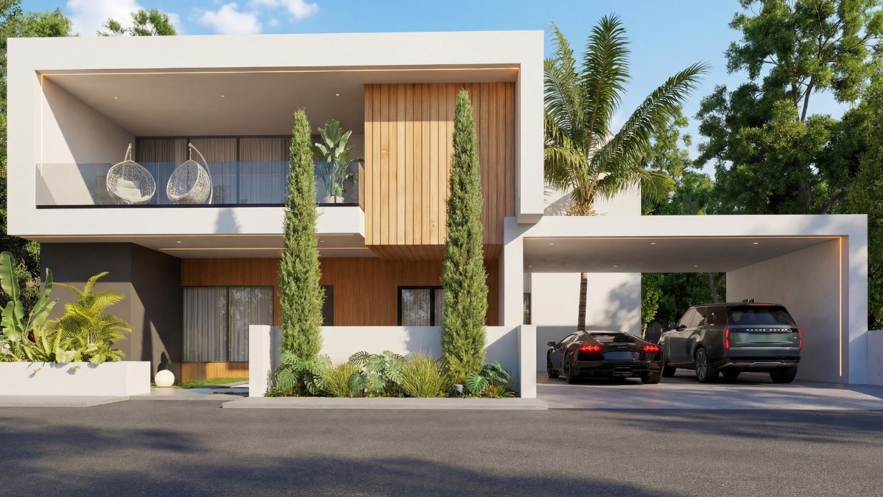 5 Bedroom Modern Mansion Design | Clean, Elegant & Timeless | 280 sqm.