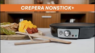 Crepera Eléctrica Con Plancha Antiadherente
