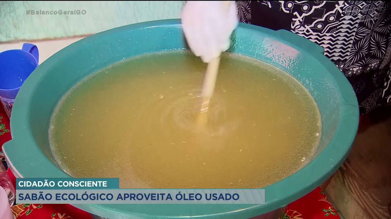 CIDADÃO CONSCIENTE: SABÃO ECOLÓGICO APROVEITA ÓLEO USADO