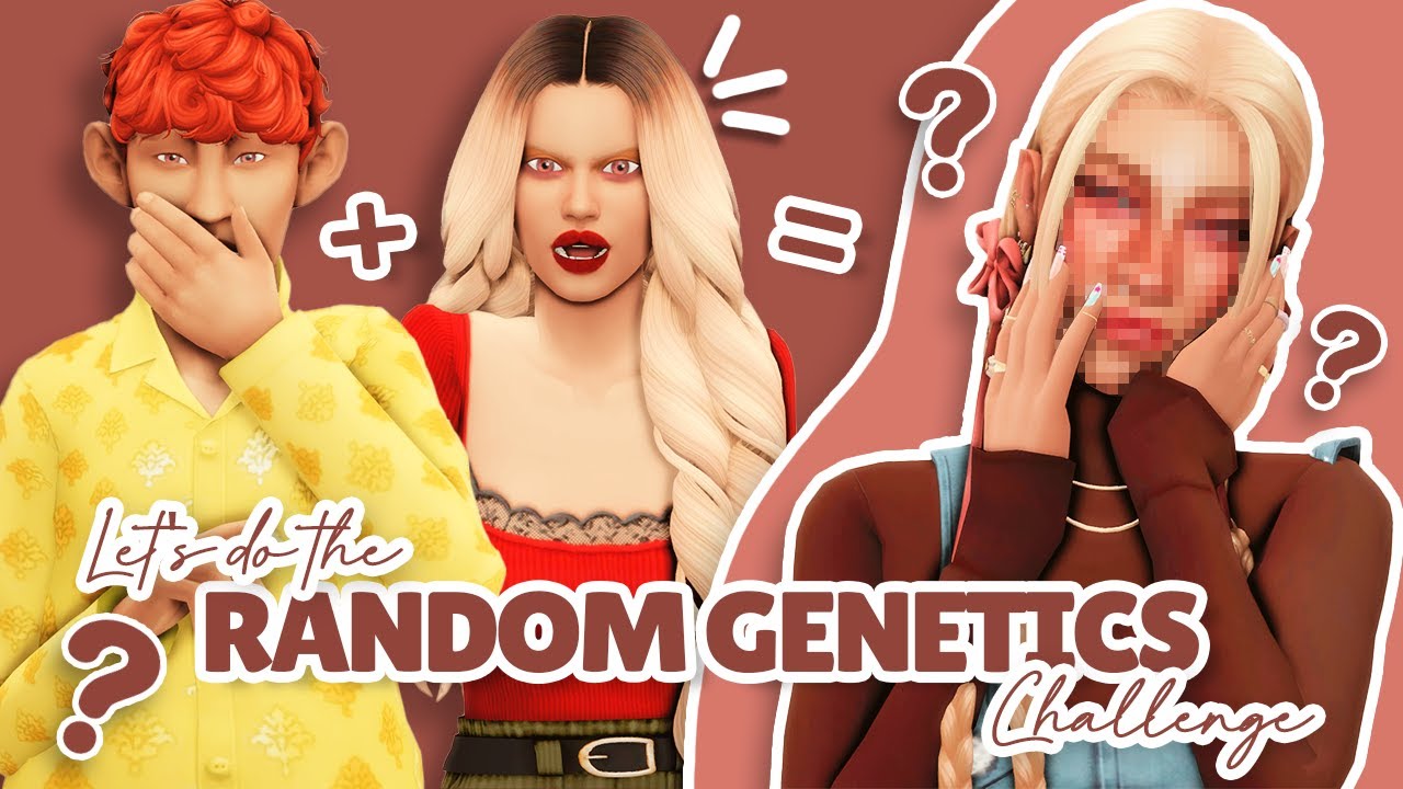 Is This The BEST Random Genetics Sim Yet?!? 🧬 | Sims 4 Create-a-sim Challenge