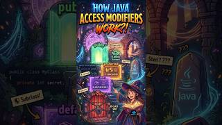 Java Access Modifiers Explained 🔥 Public vs Private vs Protected vs Default #java #coding #program