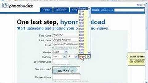 How to upload an image to Photobucket