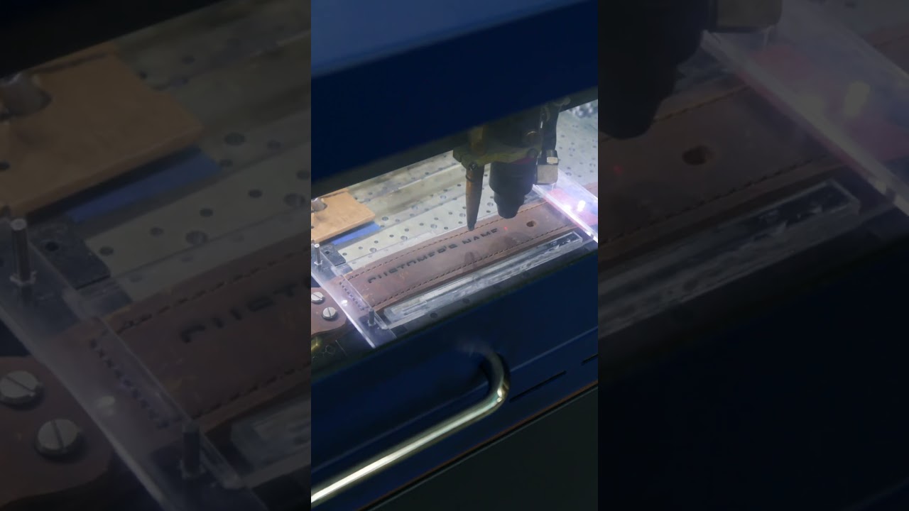 Leather Engraving on Trayvax Wallets 