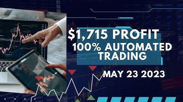 $1,715 Profit 5/23/23 - 100% Automated Trading Algo for NinjaTrader 8 - Trading Futures Now Algo