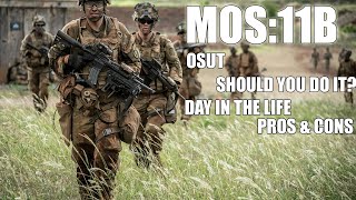 MOS: 11B | INFANTRY INTERVIEW ( OSUT, DAY IN THE LIFE, PT, ETC)