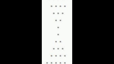 Python Program HourGlass Star Pattern #shorts