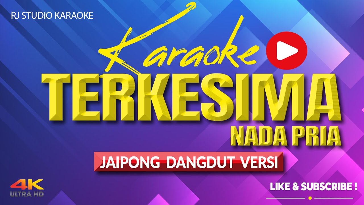 KARAOKE TERKESIMA KENDANG RAMPAK NADA PRIA / COWOK