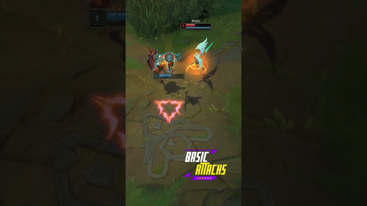 Kled Vs. Kayle League of Legends lvl1 fight guide  
