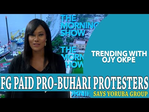 Yoruba Group Accuses Fg Of Sponsoring Pro Buhari Protesters At The U N Trending With Ojy Okpe Youtube