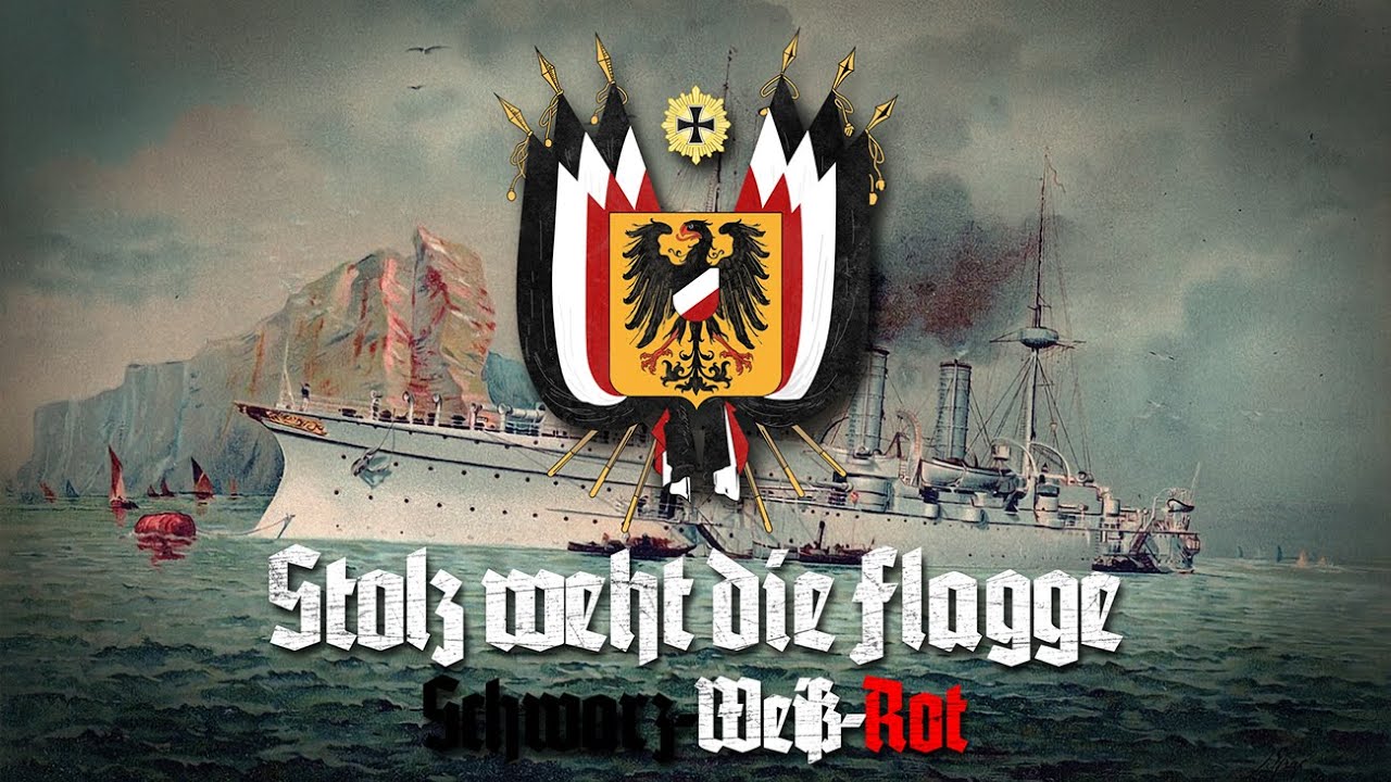 ⁣(Rare Original) »Stolz weht die Flagge Schwarz-Weiß-Rot« • Deutsches Flaggenlied [+Liedtext]