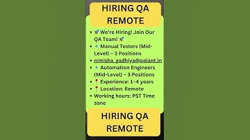 Testing Jobs | IT Jobs| WFH Jobs| Rd Automation Learning