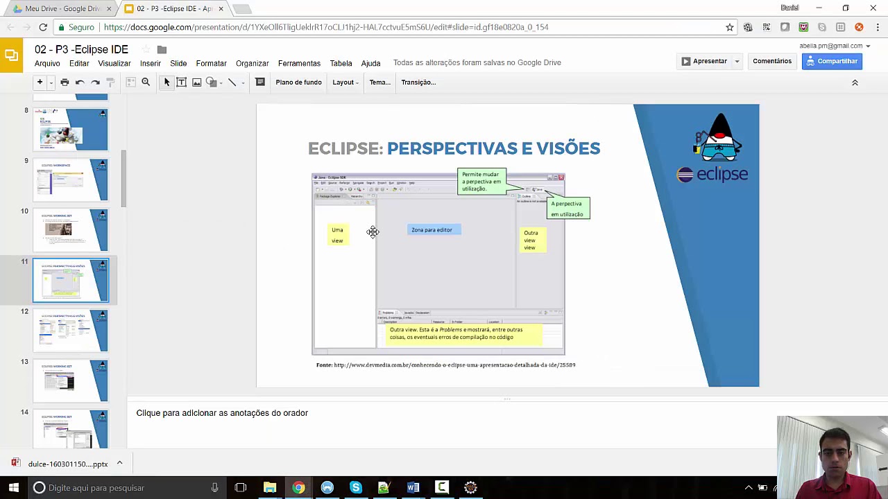 IDE Eclipse - Aula 1 - Workspace, Working Sets, Perspectives e Views ...