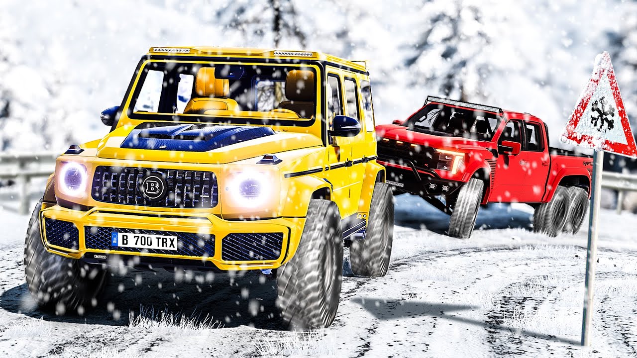 Cel mai Periculos Drum cu un G Class si un Ford Raptor