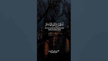 ﴿لا تجعل مع الله إلها آخر﴾ القارئ ياسر الدوسري