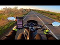 Sunset vibes enjoying country lanes on honda pcx 125