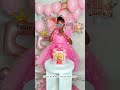 Princess Peach Birthday Surprise: Glitter Cake &amp; Magical Moments! 🎂✨ #GlitterCakeTrend
