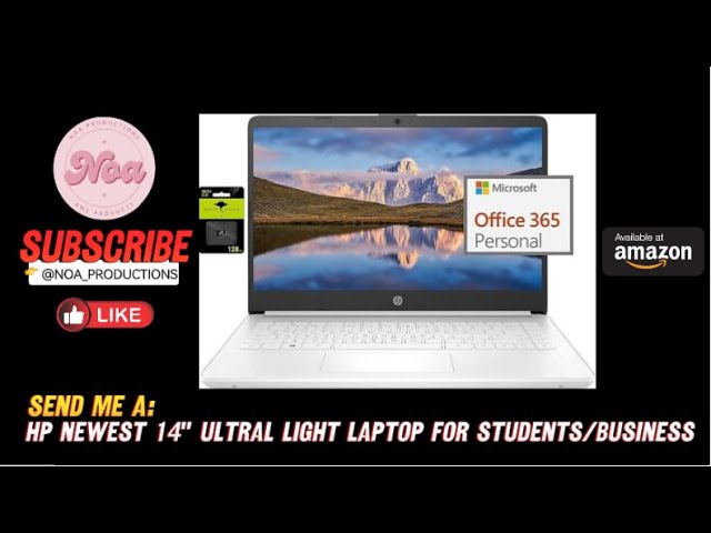 HP Laptop, 14 Ultral Light Laptop for Students and Business