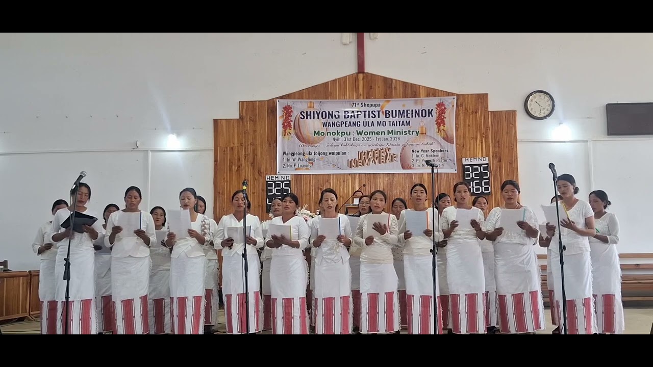New year hymn hatpeli choir shiyong village ♥️ ❤️ 