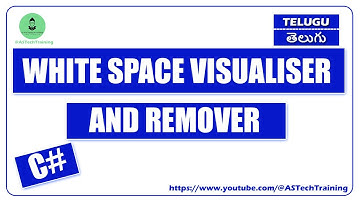 Trailing White space Visualiser Visual Studio Extension | #SoftwareDevelopmentTools