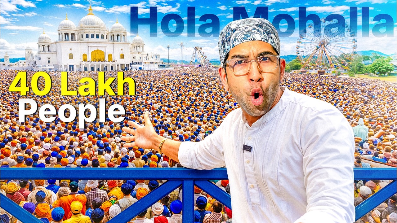 What REALLY Happens at Hola Mohalla? 500KG Langar, Luxury Trolleys & Plastic-Free Punjab