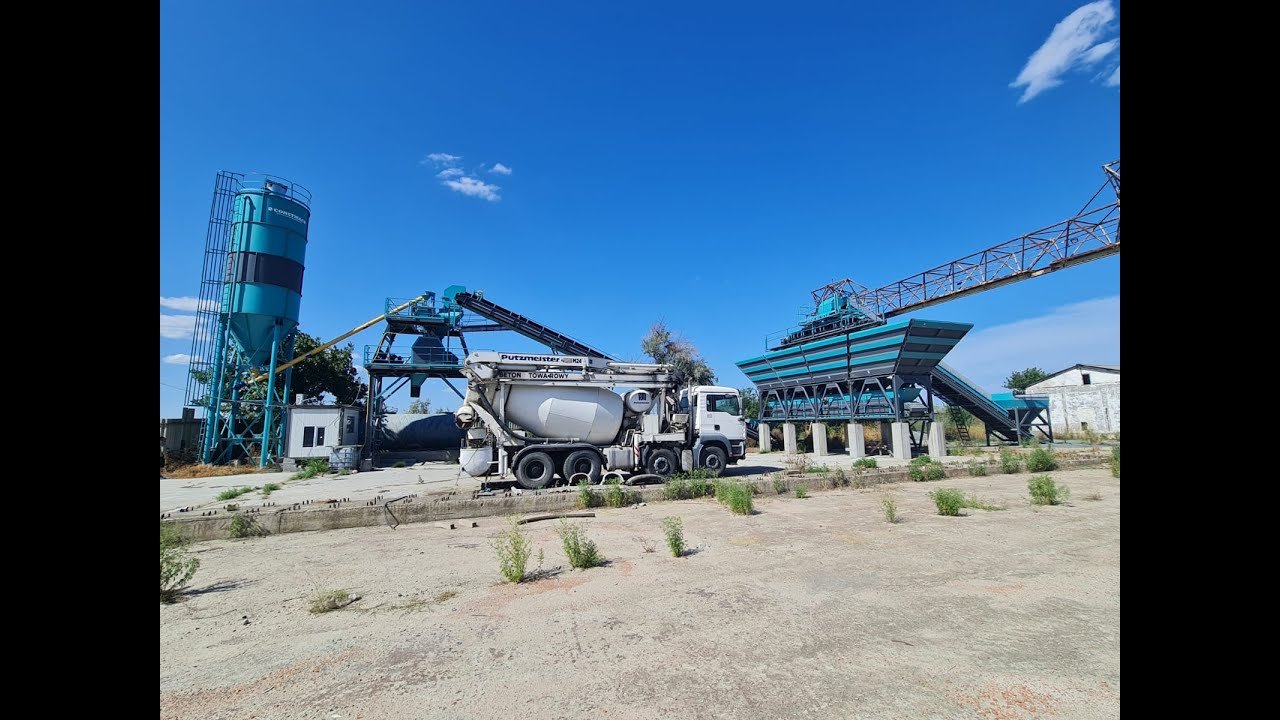 Stationary 60 Concrete Batching Plant – Reliable 60 m³/h Concrete Production