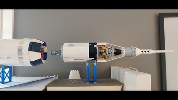 LEGO Apollo 11 Saturn V Build Timelapse