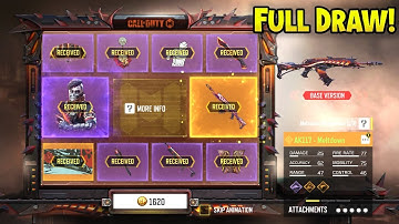 AK117 Molten Fusion Full Draw Codm | AK117 Meltdown Full Draw Cod Mobile