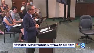 Ordinance limits recordings in Ottawa Co. buildings