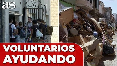MILES de VOLUNTARIOS ayudan a los PUEBLOS más AFECTADOS por la DANA