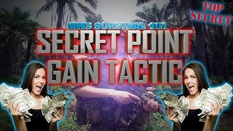MW3 Survival 101: "Secret Point Gain Tactic" (MW3 Tip)