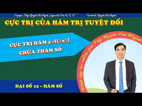 Video Cực trị hàm trị tuyệt đối y =f(|x|) chứa tham số|Thầy... - youtube