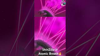 Shin Zilla Jr Atomic Breath vs Spacezilla! #animation #shingodzilla