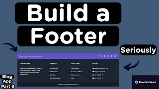 Create a Reusable React Footer Component in 20 Minutes