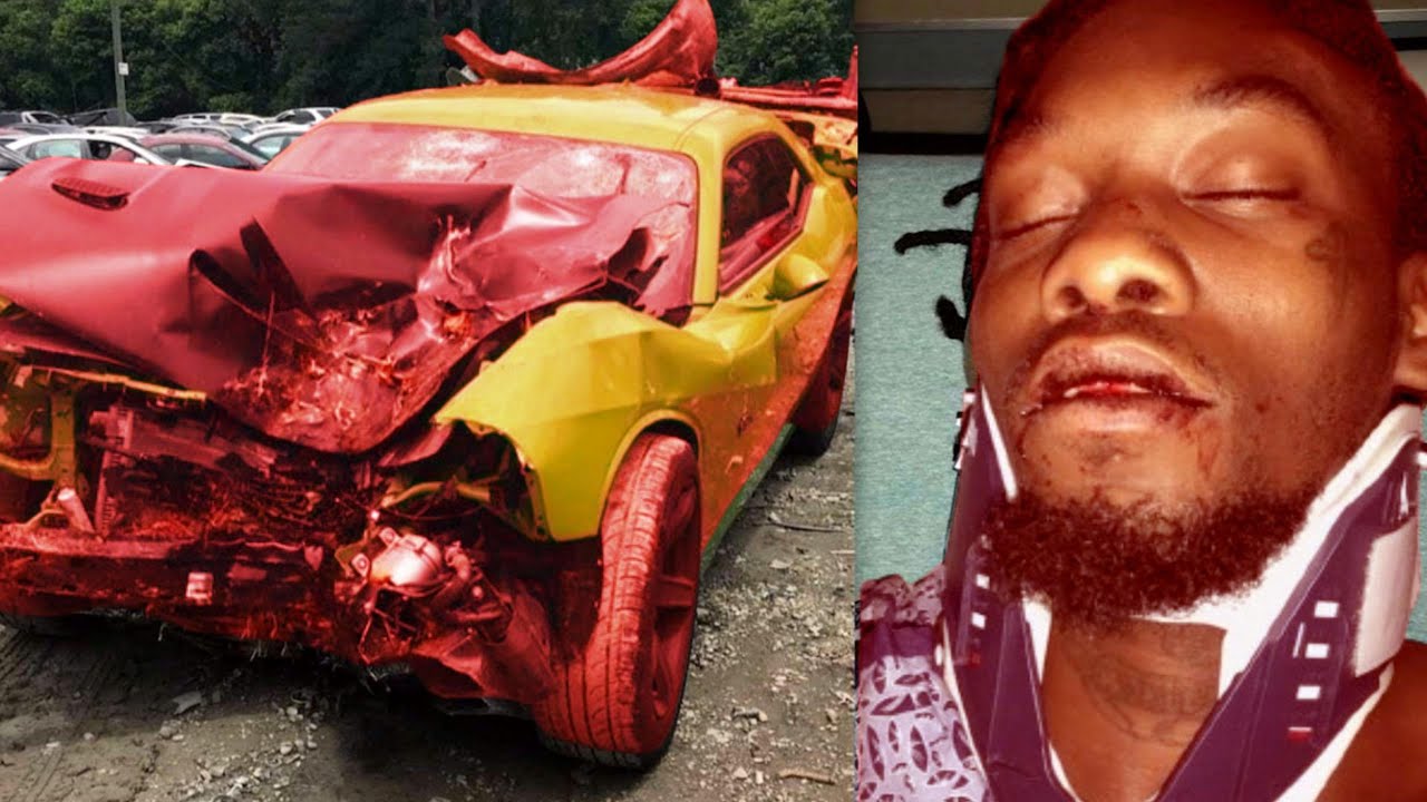 RAPPERS Who almost DIED in EXPENSIVE car CRASHES.