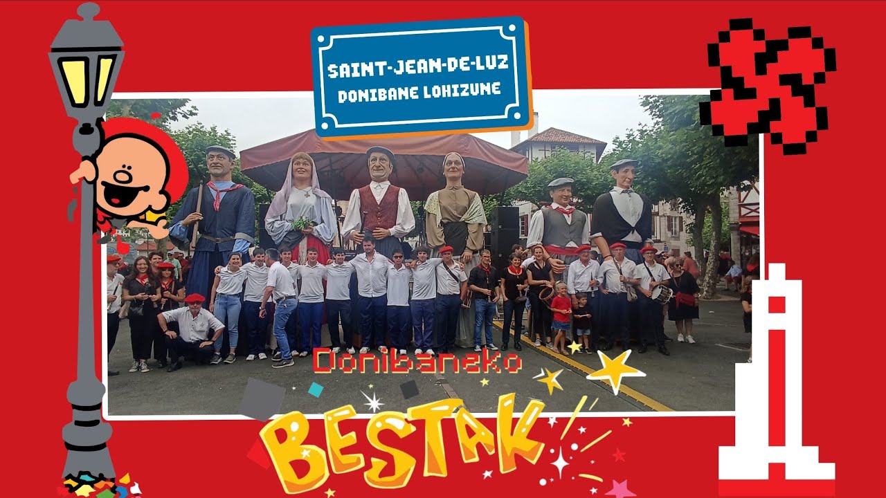 ⚫𝐃𝐨𝐧𝐢𝐛𝐚𝐧𝐞𝐤𝐨 𝐛𝐞𝐬𝐭𝐚𝐤 '𝟐𝟓🔴|Erraldoiketa Donibane Lohizunen/Concentración de gigantes en San Juan De Luz