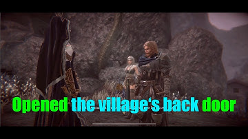 Opened the village‘s back door - Elena - Pascal