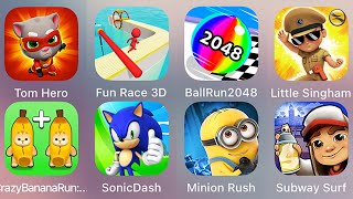 Tom Hero,Sonic Dash,Miraculous Lady,Little Singham,Spongebob Run,Subway Surf,Minion Rush,Fun Race 3D by Winston Games 2,080 views 3 weeks ago 25 minutes