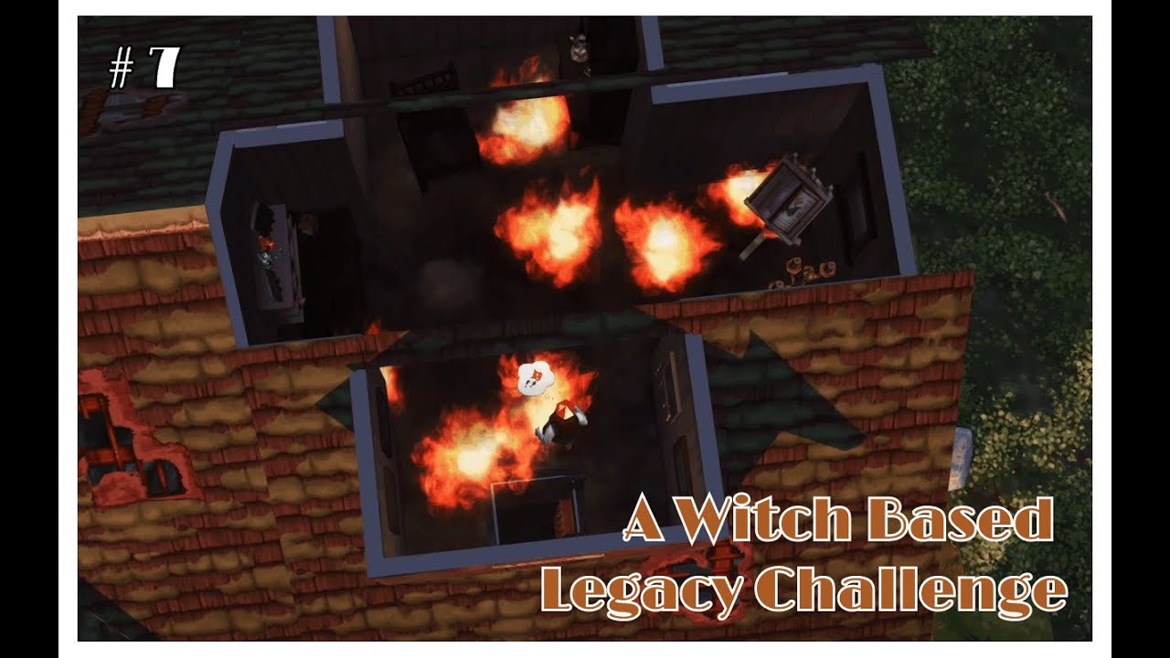 Челлендж "Наследие ведьм" || 7 серия || A Witch Based Legacy Challenge || The Sims 4