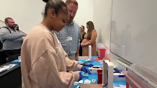 High school students explore career paths in health care through Geisinger's AiM HI program