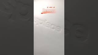 Deboss Printing Effect | Elegant Pressed Logo Packaging Design