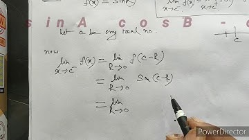 continuity of trigonometric functions/ video no 9