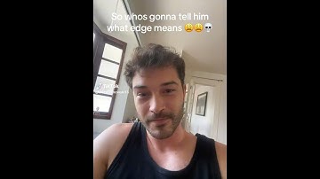 Francisco Iachowski asking his TikTok followers “What does edge mean” ☠️☠️ #mog #looksmaxing #2023