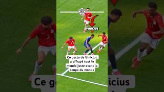 Ce geste de Vinicius a effrayé tout le monde juste avant la coupe du monde #vinicius #football